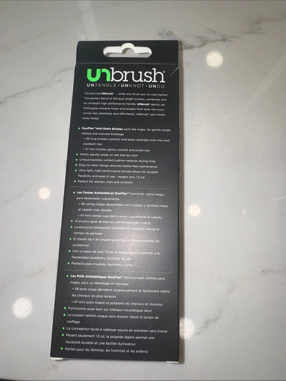 UNbrush New limited edition Black Glow Disney x Nightmare before Christmas